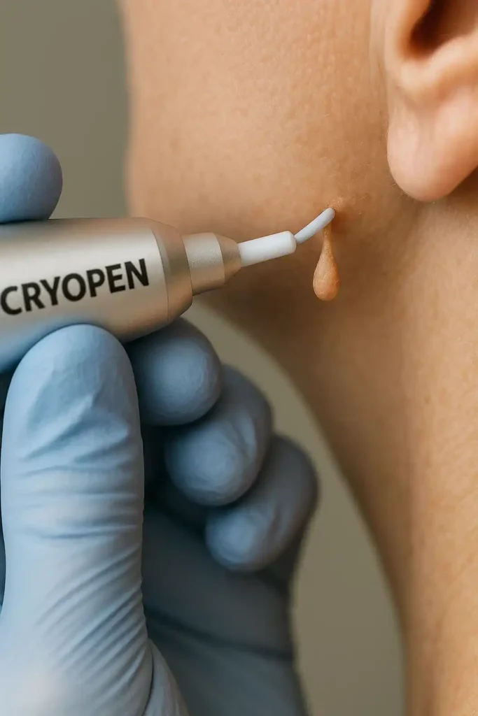 Cryopen for skin tags removal Chester-le-Street speak to our team today!