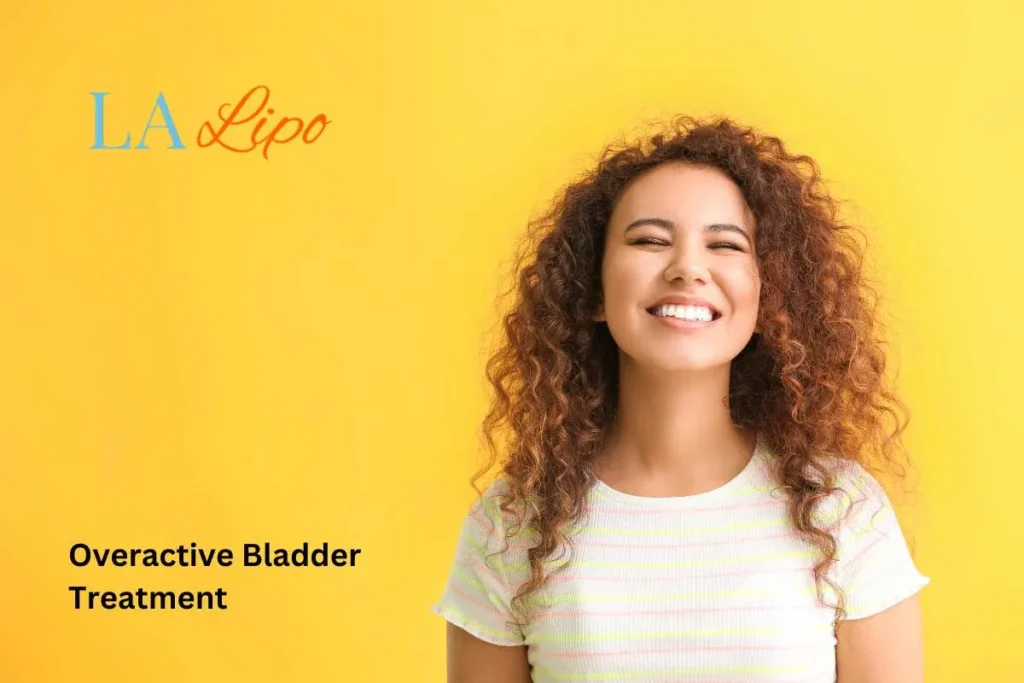 woman smiling about overactive bladder treatment Chester-le-Street solutions